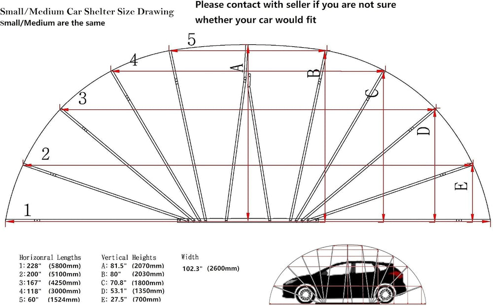 Medium Carport,Car Shelter, Car Canopy,Car Garage,Car shed,Car House,Car Park...