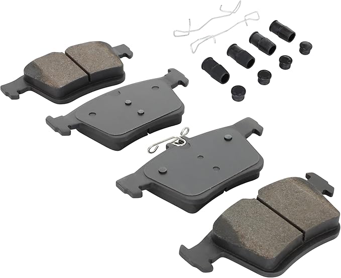 Premium Semi-Metallic Rear Brake Pads Compatible