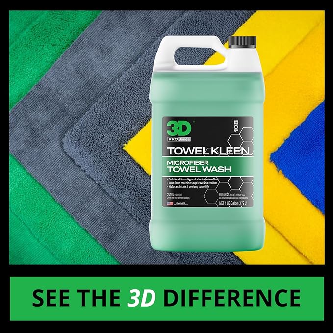 3D Towel Kleen Concentrated Microfiber Towel Detergent