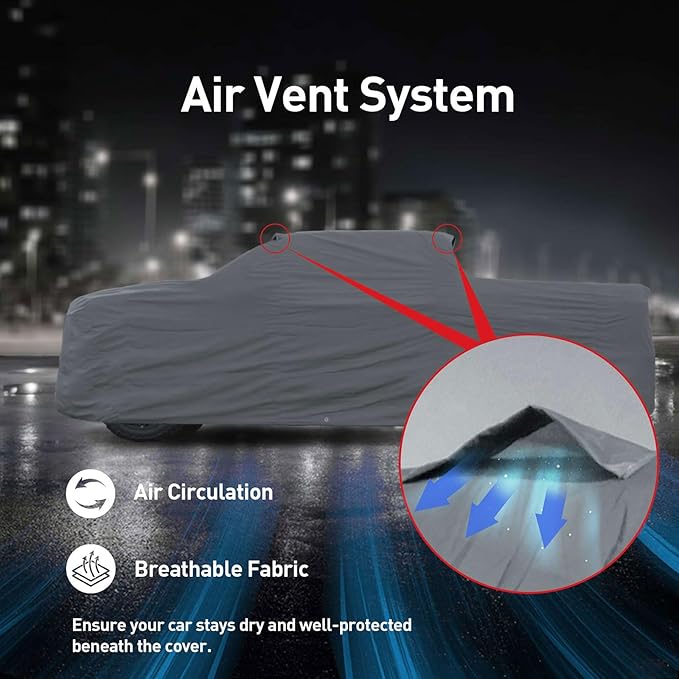 USCarCover Supreme All Weather Protection, Breathable Car Cover