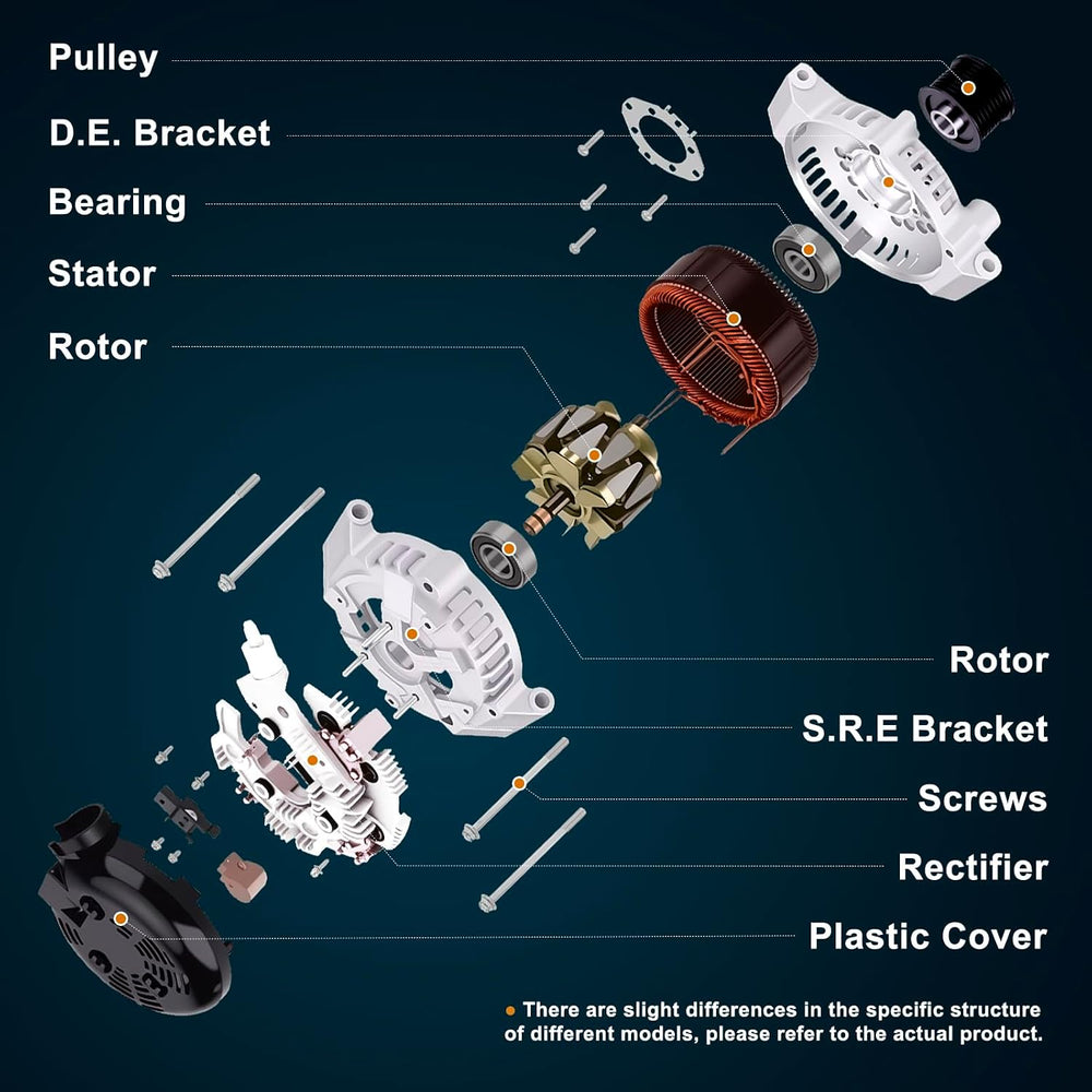 Alternator Compatible with 10-15 IS250 2.5L V6