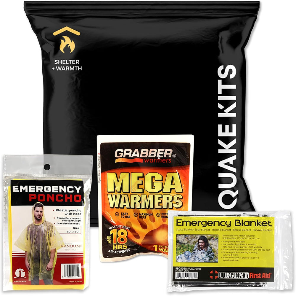 1-4 Person, 72 Hour Prepared Survival Kit for Disaster Preparedness