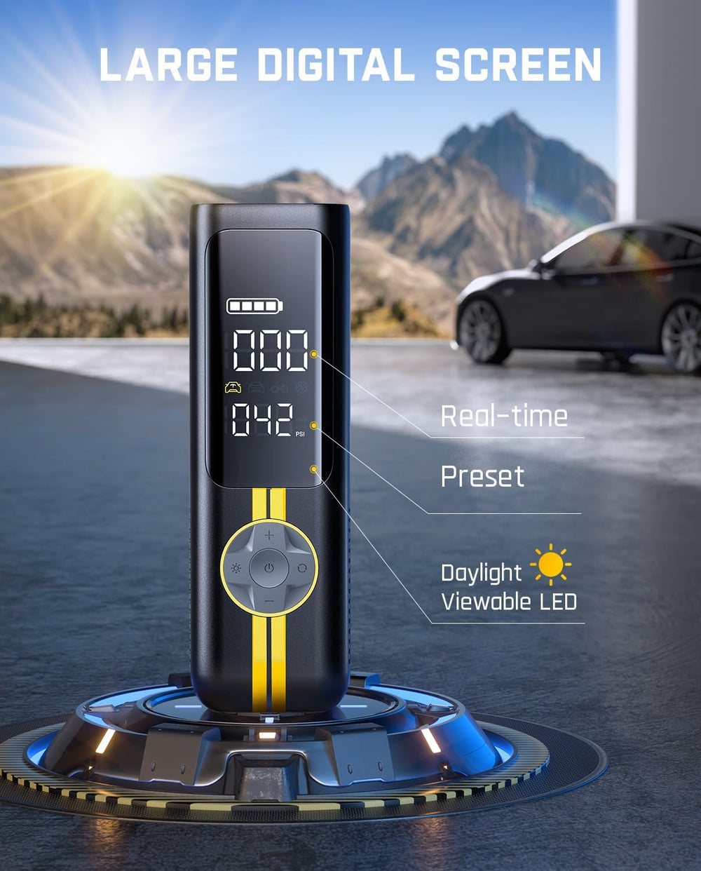 Fanttik X8 APEX EV Tire Inflator Portable Air Pump, 2X Faster Inflation