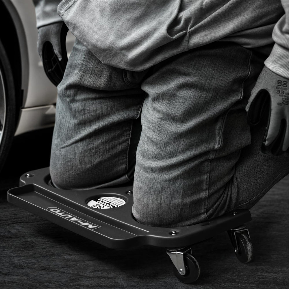 M-AUTO Rolling Knee Creeper Durable Knee Pads with Full 360 Degree Turn Caste...