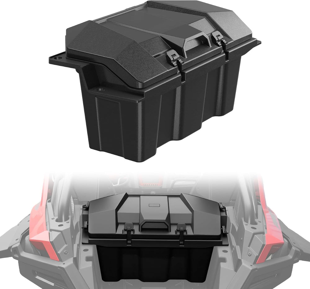 UTV 73QT Rear Cargo Storage Box for Polaris RZR XP 1000 XP4 1000 | Waterproof...