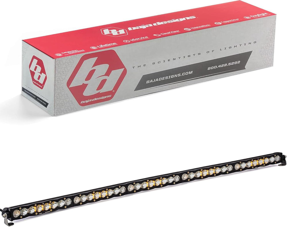Baja Designs S8 50" LED Light Bar with Amber Backlight - Off-Road Lighti...