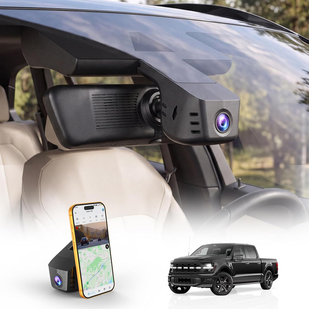 OEM Style hidden 4K Dash Cam for Ford F150 2018-2026 F250/F350/F450