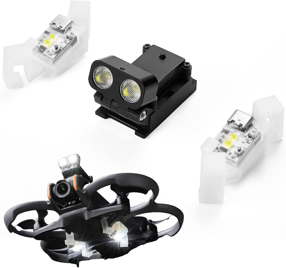 Tactical Search Light Kit for DJI Avata 2, Night & Indoor Navigation
