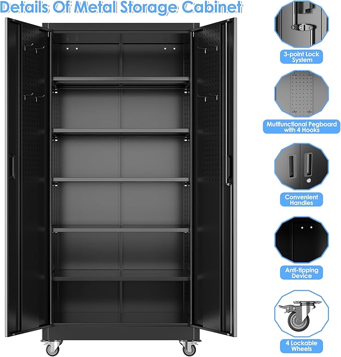 Metal Garage Storage Cabinet