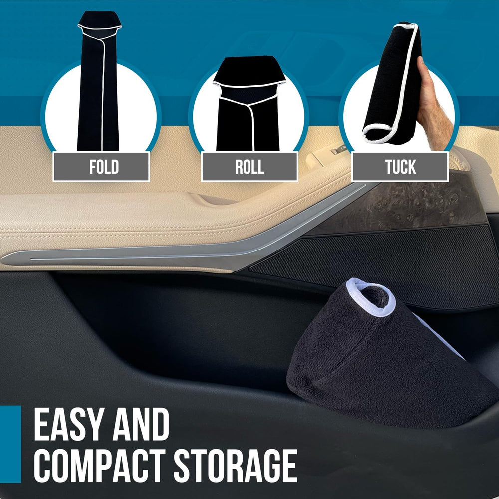 DryvaSeat - Premium Microfiber Towel Car Seat Cover - Waterproof & Sweatp...