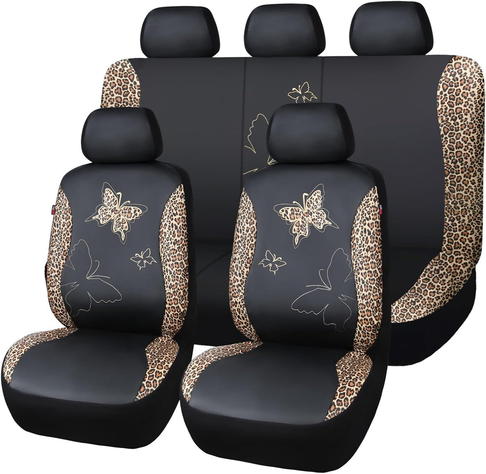 Flying Banner Butterfly car seat Covers ful Set Fashion Universal Lady Woman ...