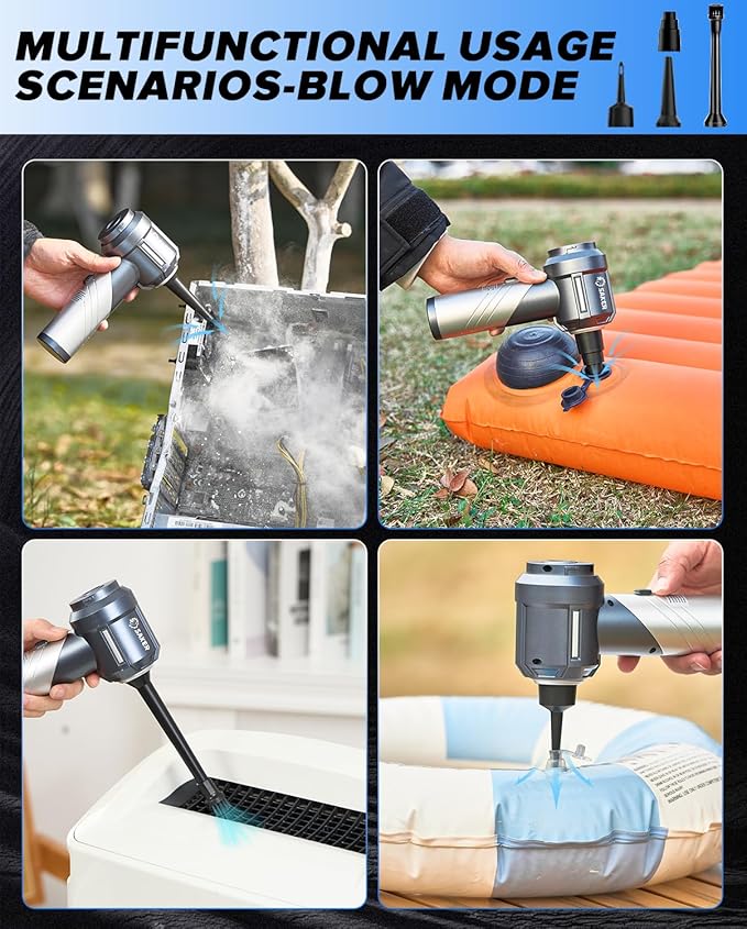 Saker Car Vacuum Portable Cordless, Foldable Mini Handheld Vacuum Cordless and