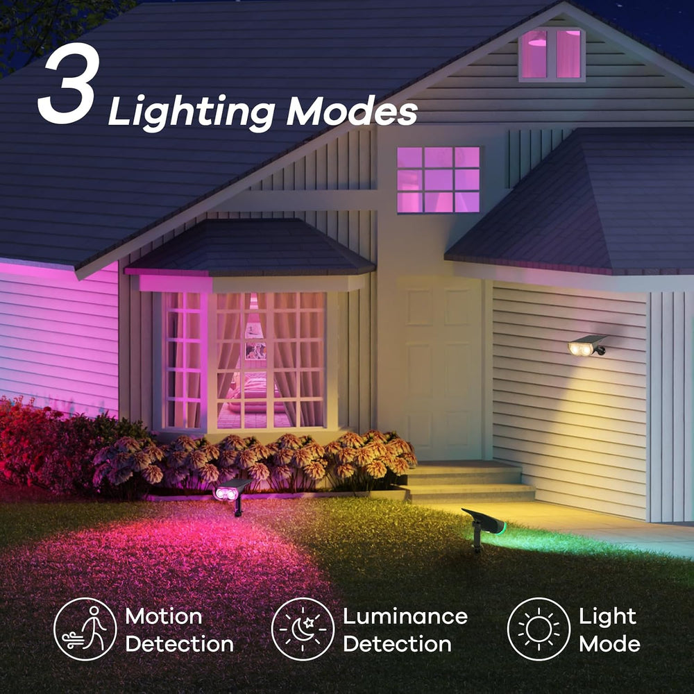 Linkind Smart Solar Spotlights SL5 with Motion Sensor, Halloween Decoration