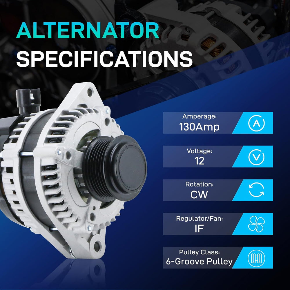 BDELI 11573N New Alternator Fit for Honda Odyssey 2011 2012 2013