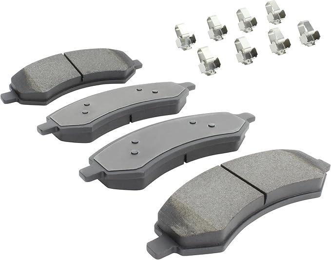 Premium Semi-Metallic Front Brake Pads Compatible