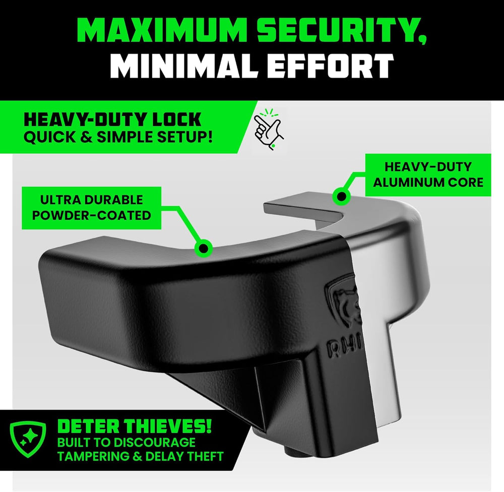 Rhino USA Trailer Coupler Lock Kit (2-5/16in Trailers) - Anti-Theft Steel