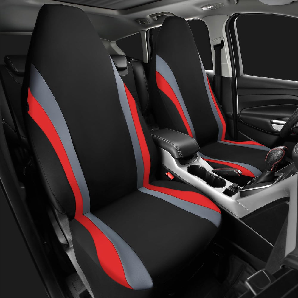 CAR PASS AquaShield Neoprene Waterproof Car Seat Covers Front Seats Only, Hig...