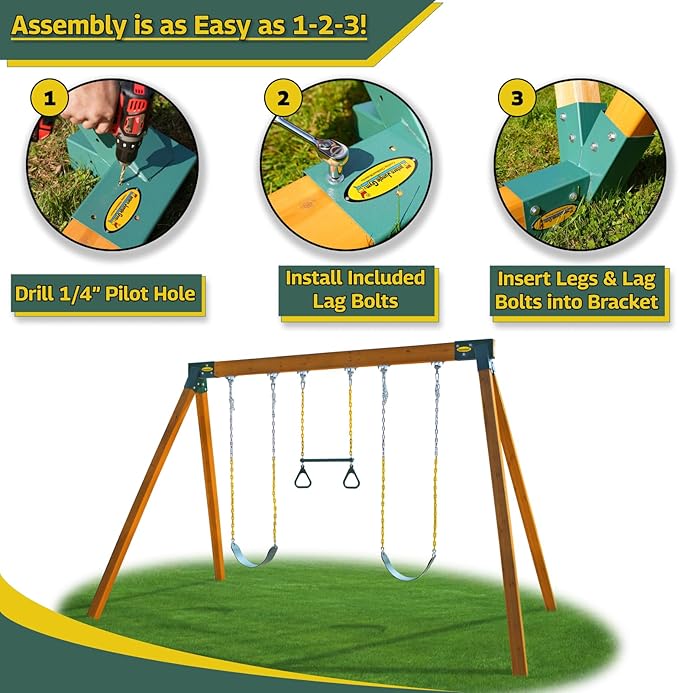 Eastern Jungle Gym Easy 1-2-3 A-Frame 2 Brackets