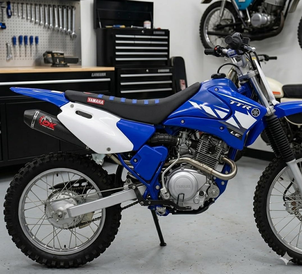 Multi Gripper Seat Cover for 2000-2007 TTR 125 L - TTR 125 LE SEAT Cover Blue...