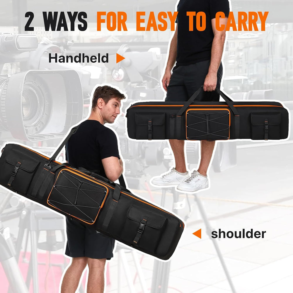 Tripod Carrying Case,50 Inch Tripod Light Stand and Photography Lighting Kit ...