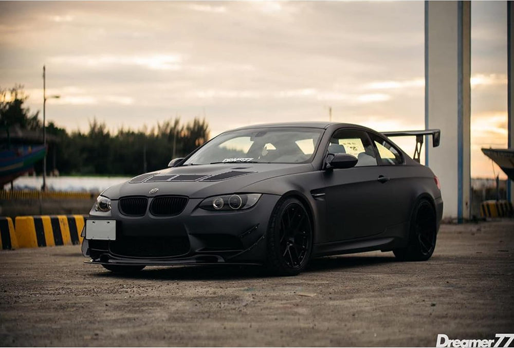 VViViD Matte Black Car Wrap Adhesive Film with Air Release (10ft x 5ft) Perfe...