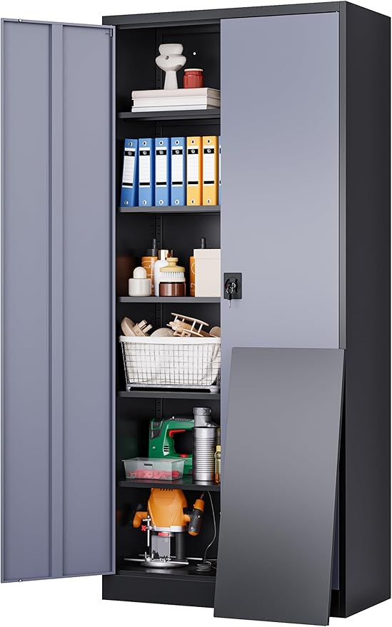 SISESOL Wide & Deep Metal Storage Cabinet