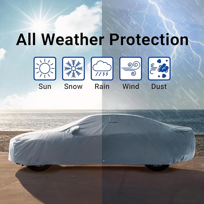 iCarCover Custom Car Cover for Chevy SS Waterproof All Weather Rain Snow UV Sun
