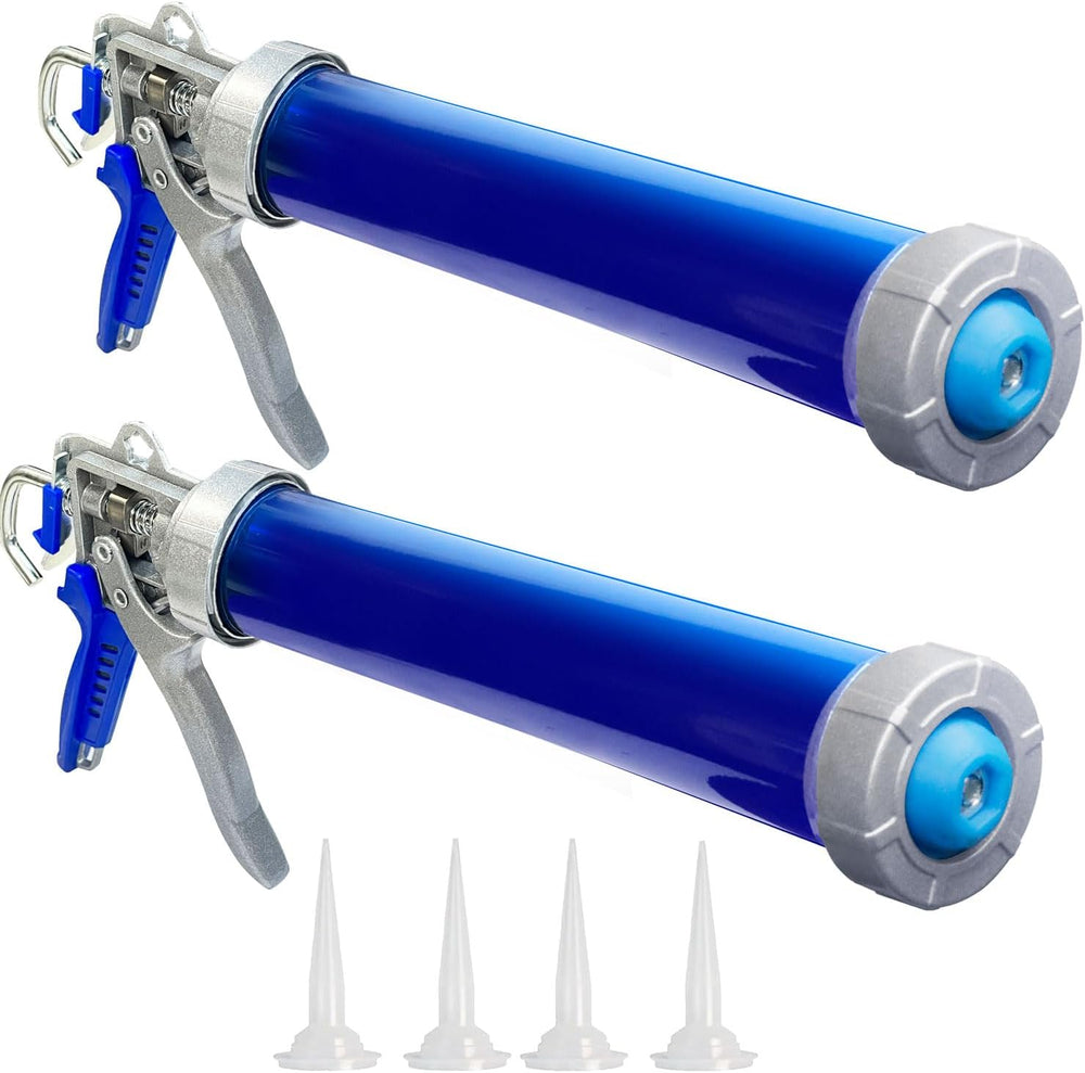 2 Pack sausage caulking gun, sausage gun caulking gun, 20 oz sausage tube gun...