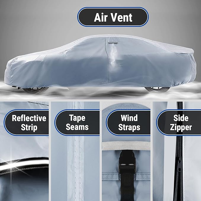 iCarCover Premium Car Cover for 1974-1981 Chevy Camaro Z28, Type LT Heavy Duty