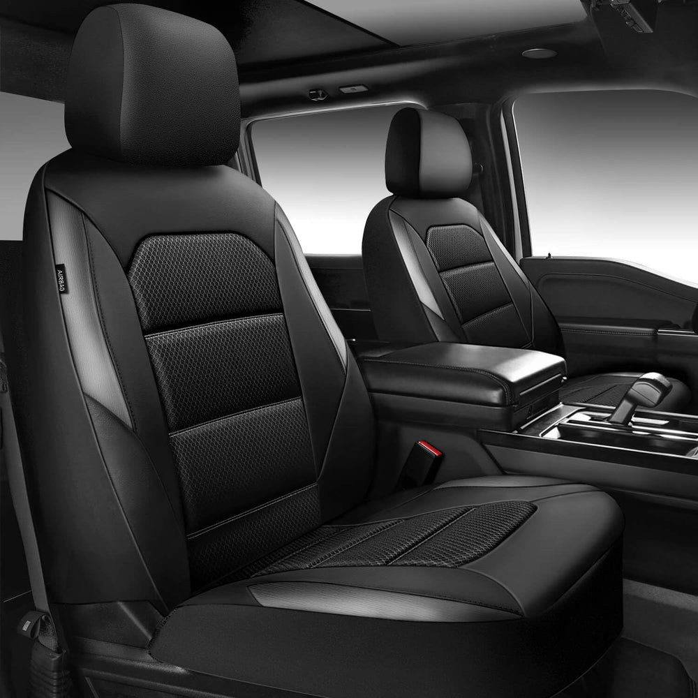 CAR PASS Memory Foam Car Seat Covers,Air Cool Mesh Thick Seat Covers Front Se...