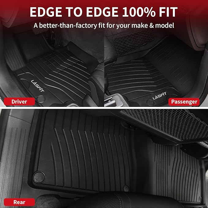 LASFIT Floor Mats for Mercedes Benz GLE SUV 2020-2026 350/450 / 450e / 580/53