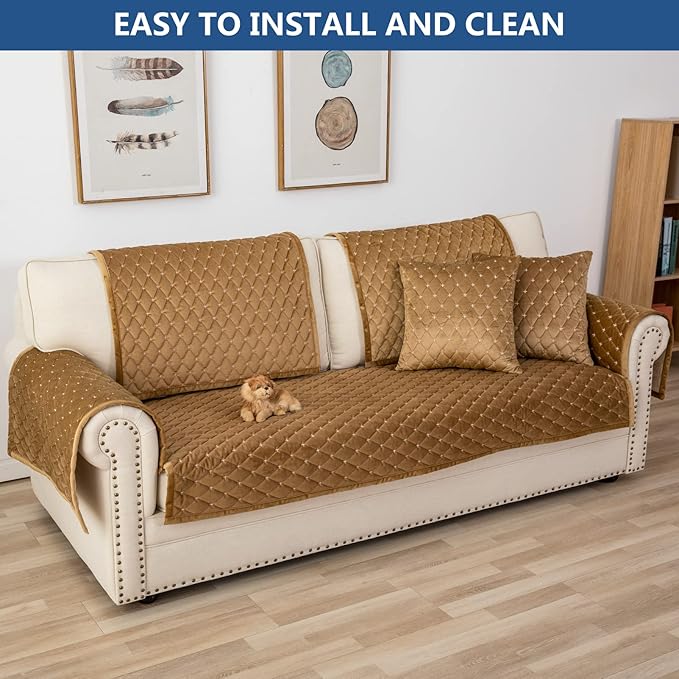 Eismodra Couch Cover, Sectional Couch Covers, Sofa Covers