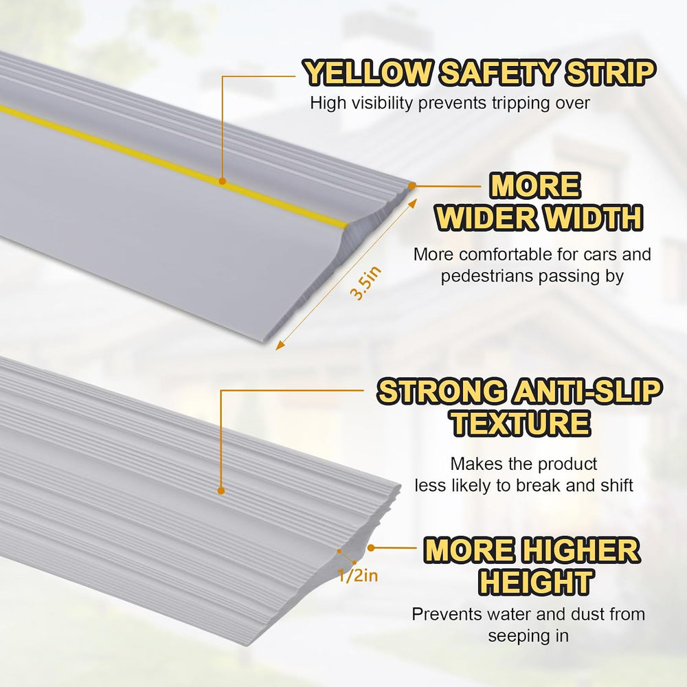 16FT Garage Door Threshold Seal Strip, Waterproof Rubber