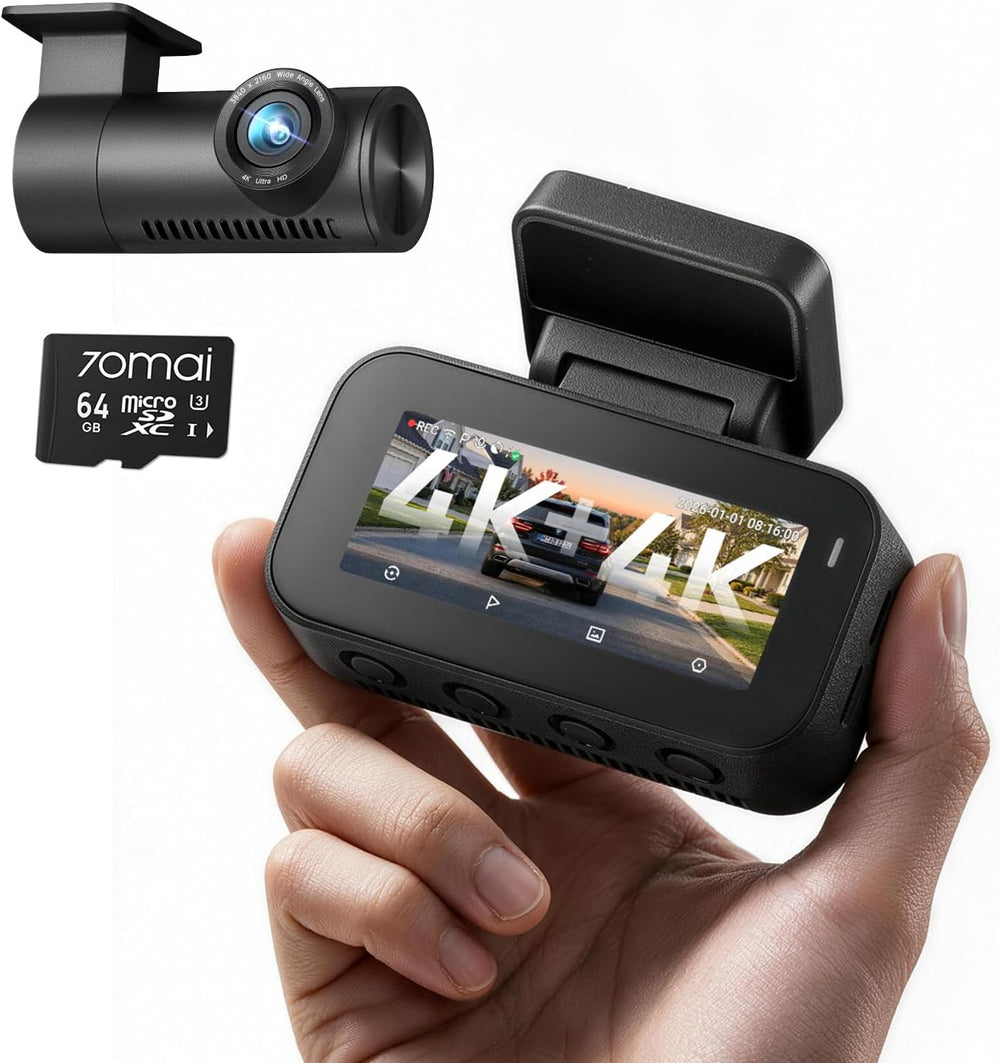 70mai A900 4K+4K Dash Cam Front and Rear, 4G Remote View Dash Camera for Cars...