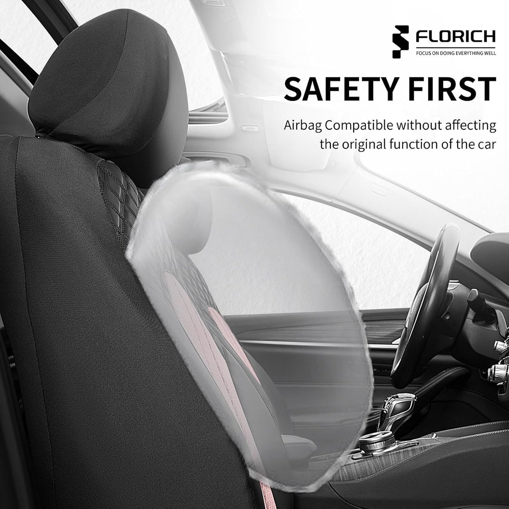 Leather Seat Cover, Car Seat Covers Front Set, Waterproof Car Seat Protectors...