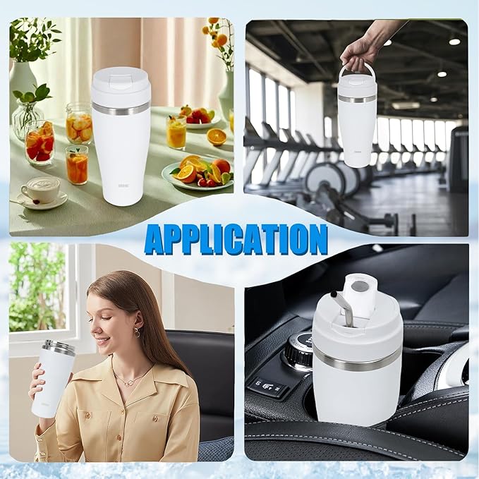 Ice Shave 2-in-1 Stainless Steel Vacuum Tumbler & Cordless Blender - 28oz
