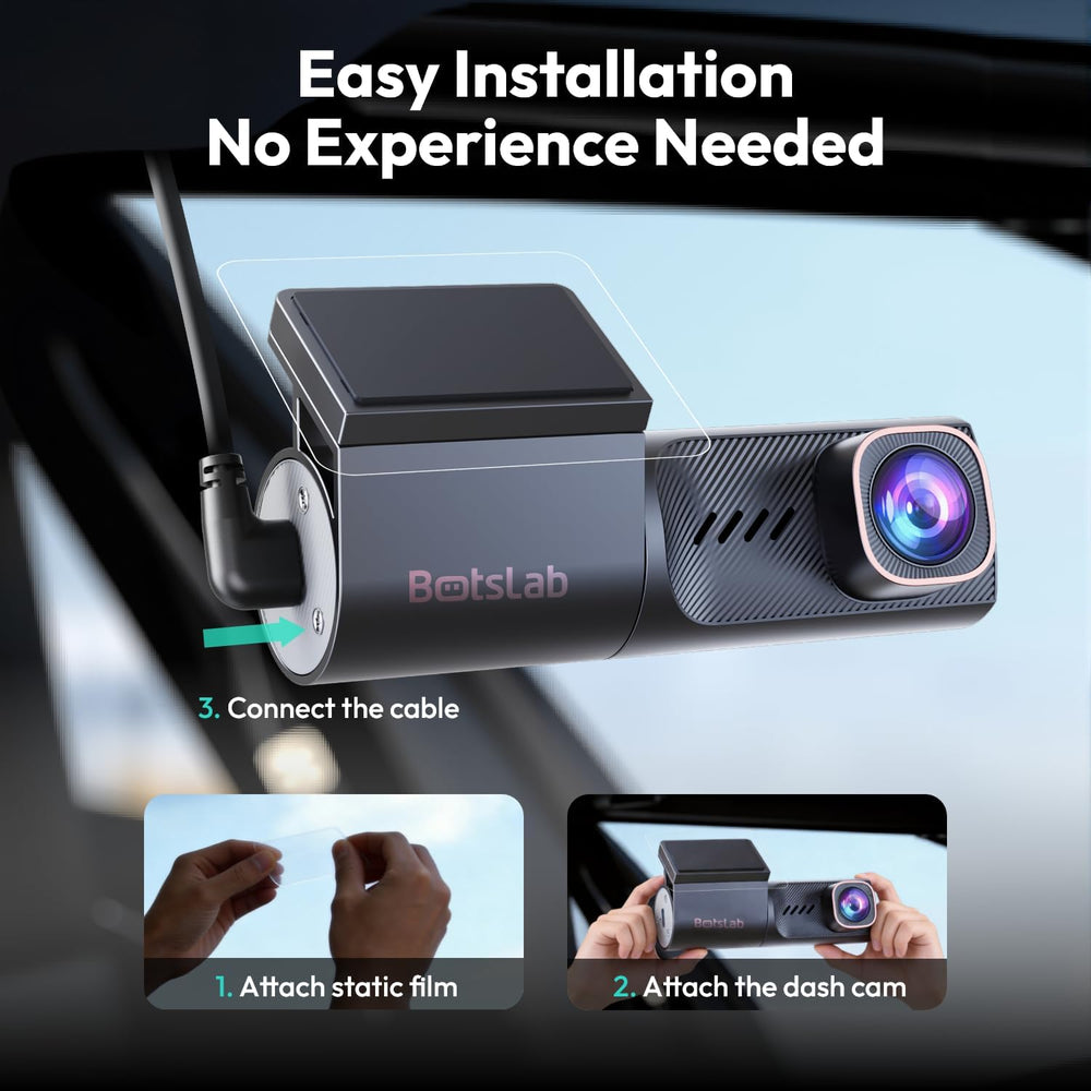 Botslab HK40 Plus 4K Dash Cam Front, Night Vision, G-Sensor [2026 Upgraded]