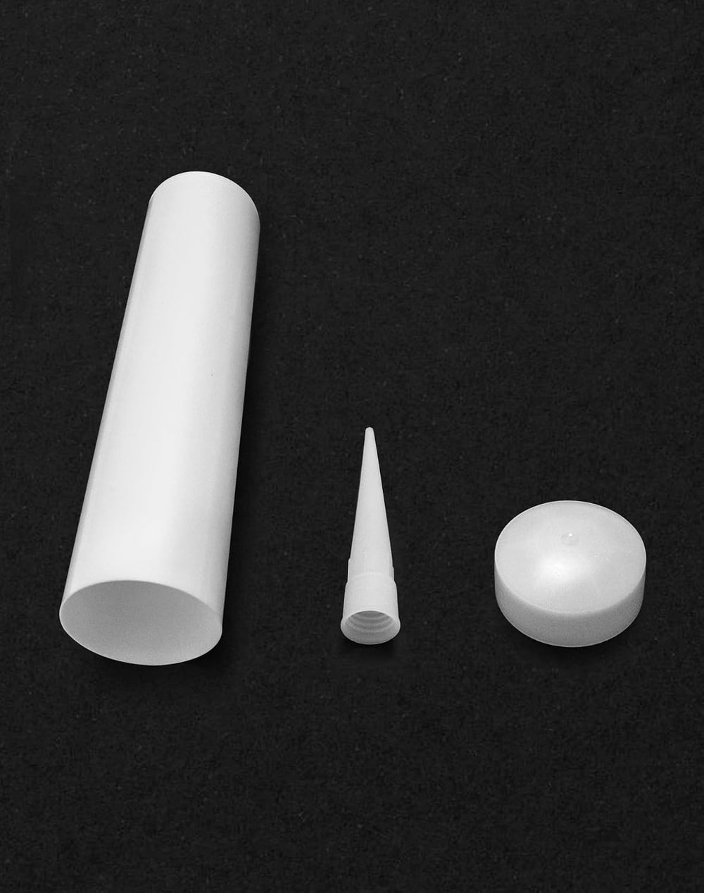 QWORK Empty Caulk Tube, 20 Pack 10 oz. Empty Plastic Caulking Cartridge
