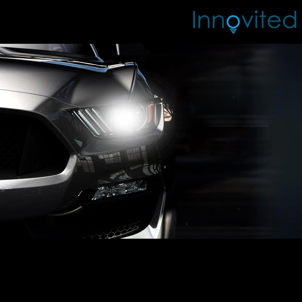 Innovited 9006 6000K HID Xenon Bulbs Bundle with 35W AC Slim Digital Ballast ...