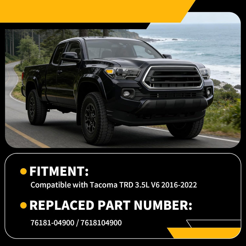 Front Upper Hood Scoop Compatible with Tacoma TRD 3.5L V6 | 2016-2022 Fit, 76...