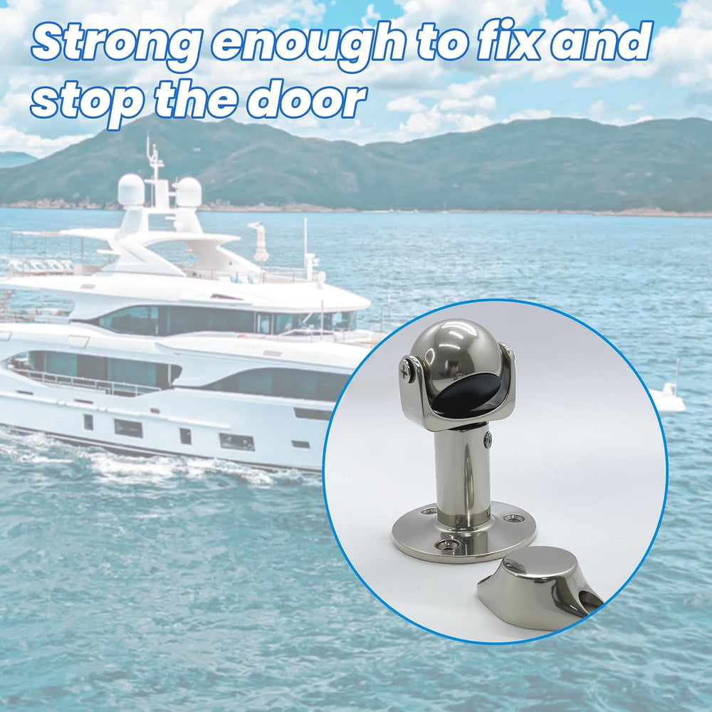 Marine Stainless Steel Magnetic Door Holder - 2" Pivoting Door and Windo...