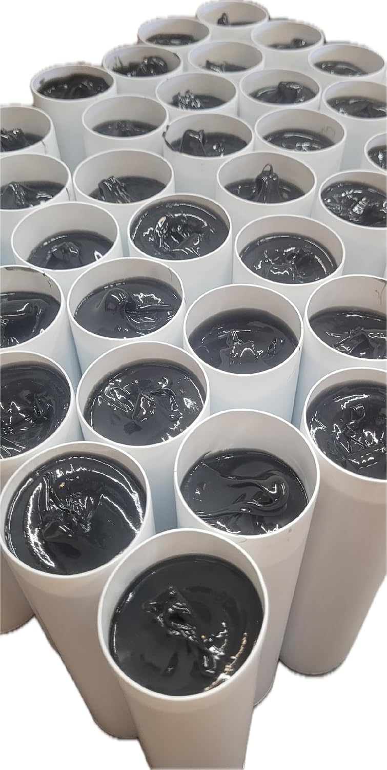 2 Boxes/20 Tubes Premium High Temp Black/Gray #1 Lithium Complex Grease 10x14...