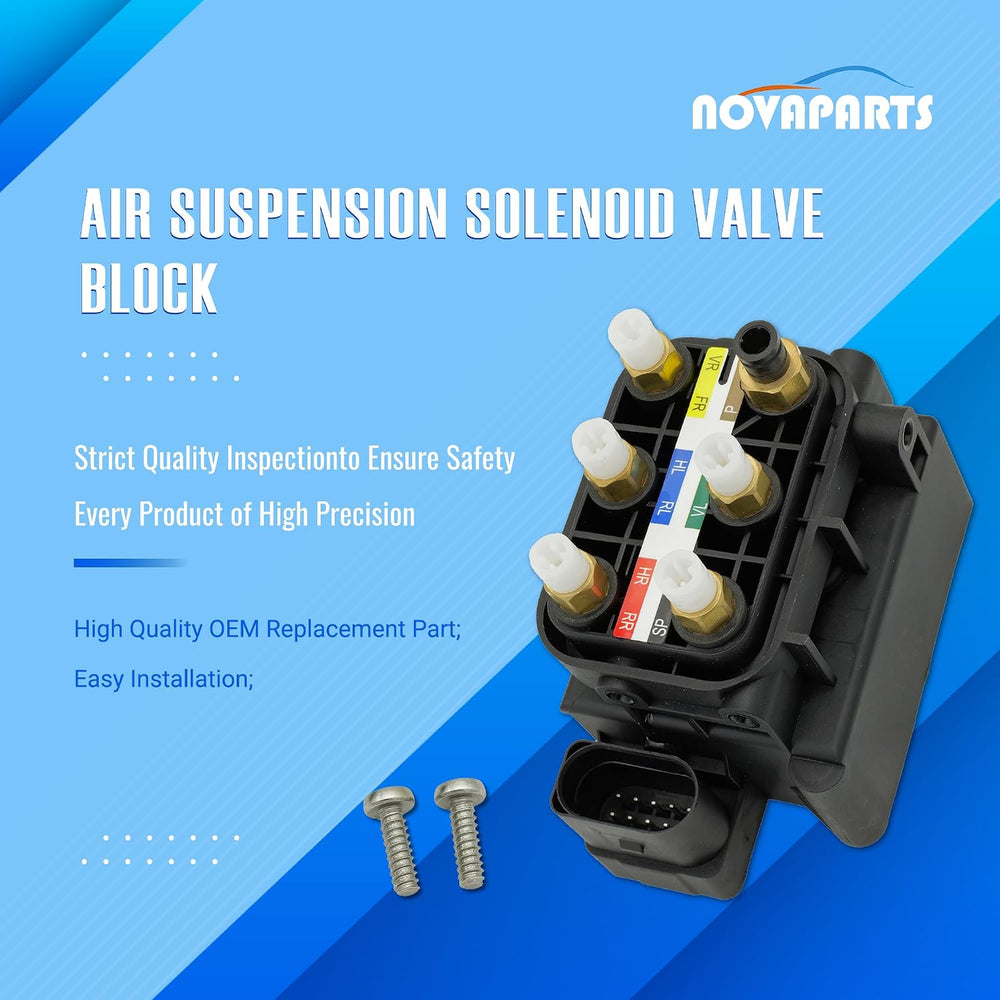 NOVAPARTS 2123200358 Air Suspension Solenoid Valve Block for Mercedes-Benz CL...