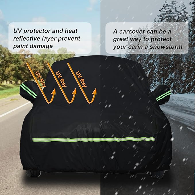Waterproof Car Covers for 2002-2021 Mini Cooper/Cooper S 2-Door 210T Custom 6