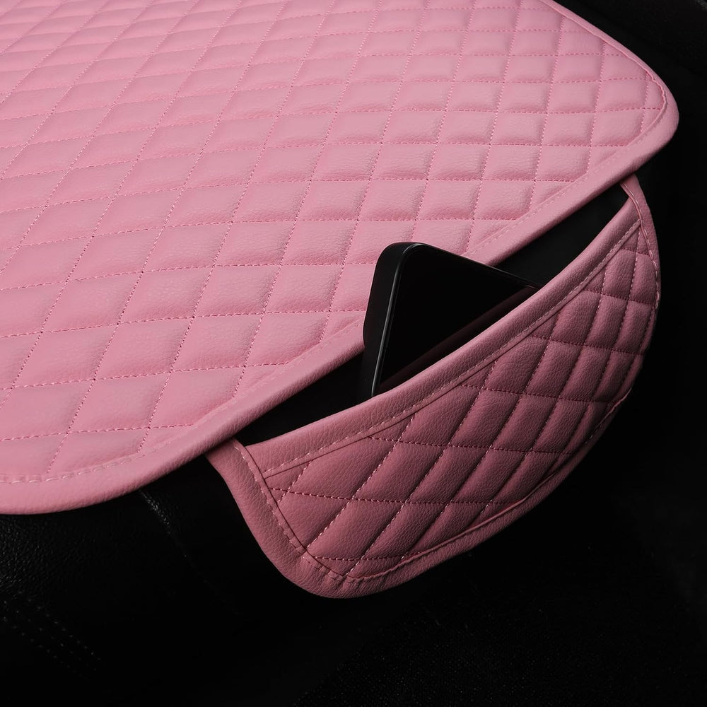 West Llama Pu Leather Car Seat Bottom Covers Protectors Include 1 Pair Front ...