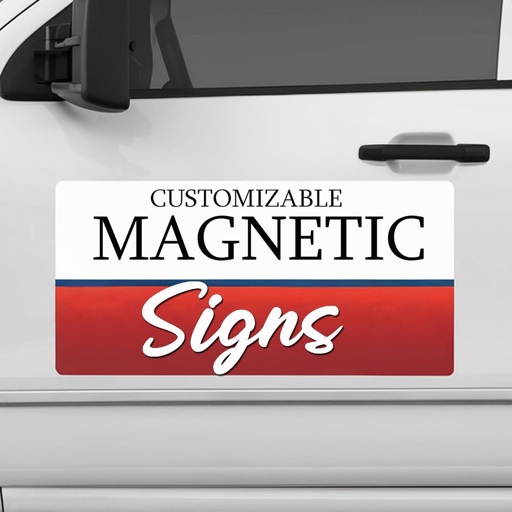 2 Pack Custom Car Magnets for Business
