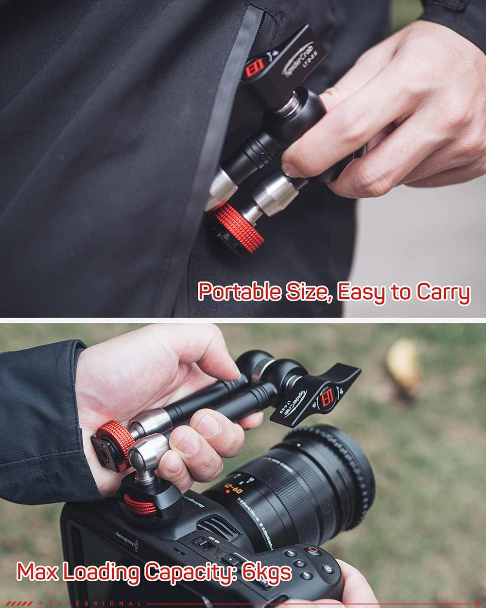 IFOOTAGE 9.5" Spider Crab Magic Arm Adjustable Arm LT4-5.5