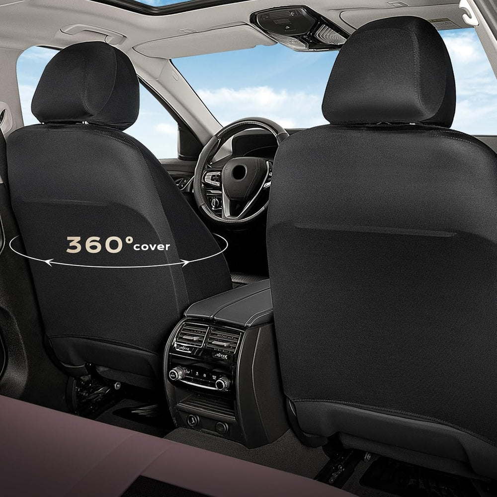 Coverado Car Seat Covers Front Seats, Luxury Leather Car Seat Covers, Automot...