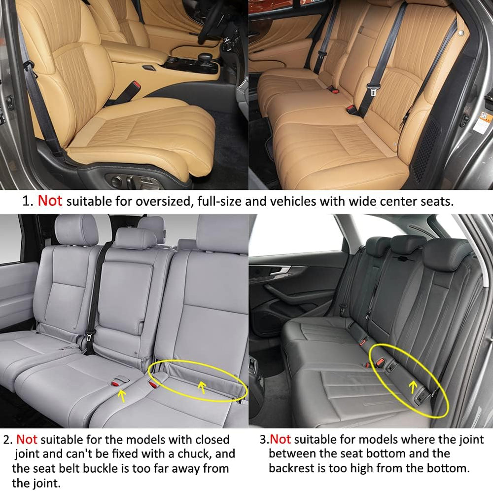 West Llama Pu Leather Car Seat Bottom Covers Protectors Include 1 Pair Front ...