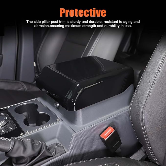 Armrest Box Cover Center Console Pad Compatible